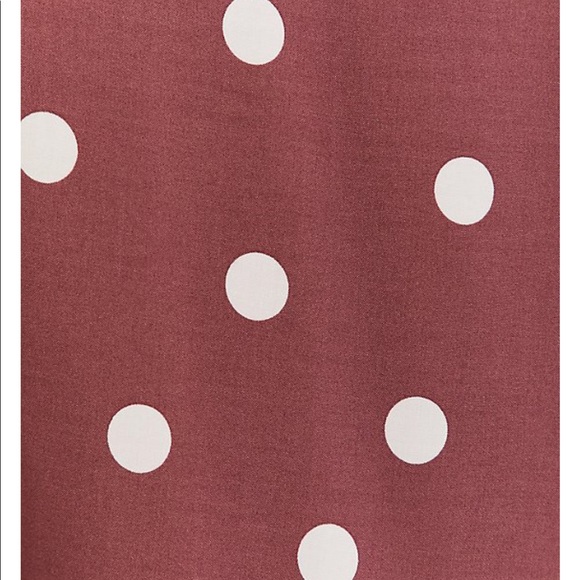 Torrid Walnut polka dot challis midi dress. Size 2. - Picture 11 of 14